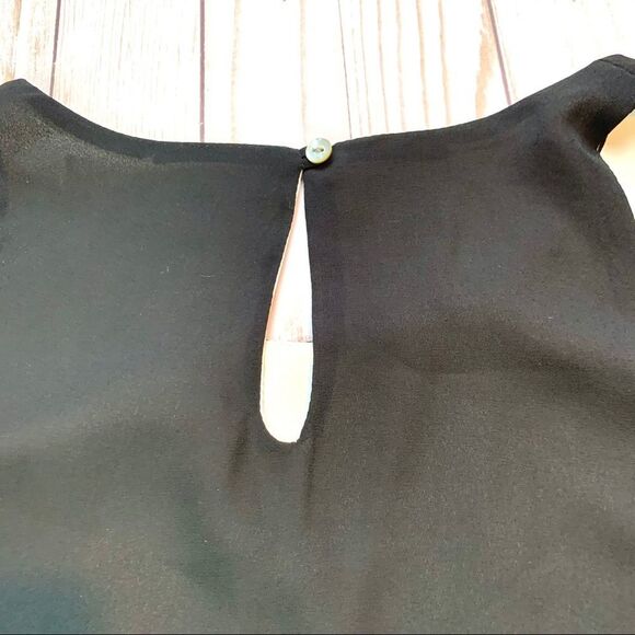 Max Studio Black Asymmetrical Side TankTop XS - Picture 6 of 11